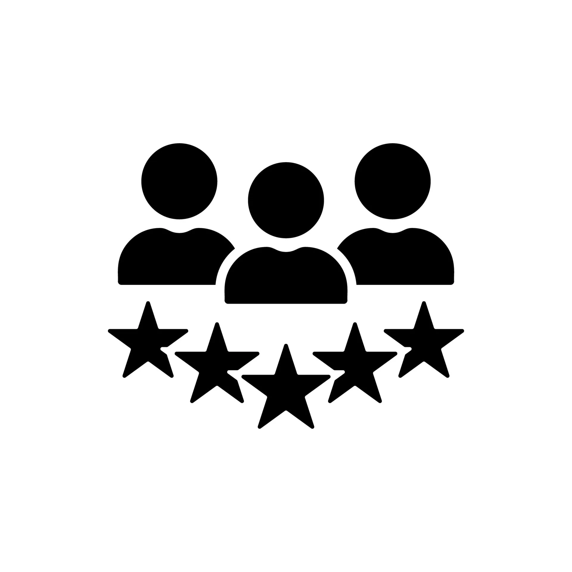 experience-qualification-team-black-icon-satisfaction-user-customer-service-review-silhouette-pictogram-good-quality-happy-client-high-quality-icon-isolated-illustration-vector
